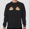 Skeleton Hands Pumpkin With Boobs Halloween Sweatshirt