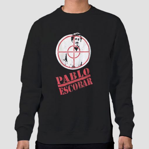 Sweatshirt Black Vintage 90s Pablo Escobar