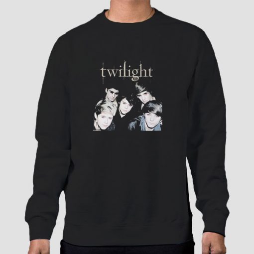 Sweatshirt Black Vintage One Direction Twilight