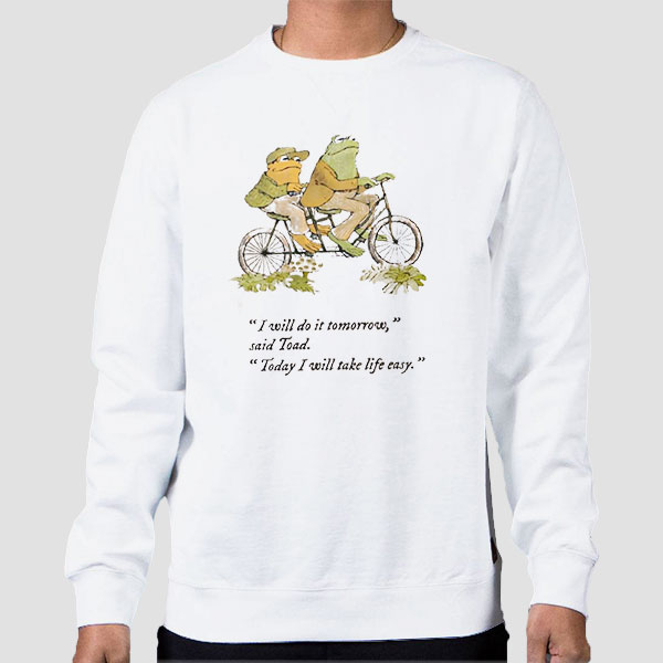 Funny Quotes Frog and Toad Sweater Cheap