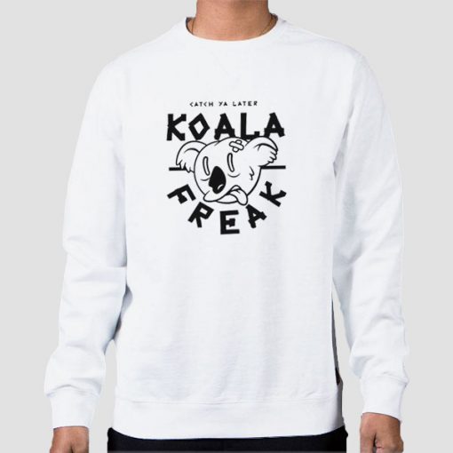 Sweatshirt White Koala Freak Von Moger