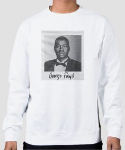 Sweatshirt White Retro George Floyd