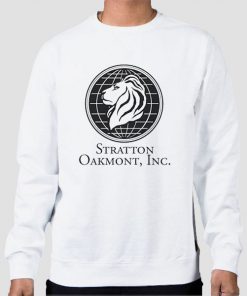 Sweatshirt White Retro Wall Street Stratton Oakmont