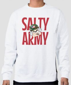 Sweatshirt White Salty Cracker Merch Mrs Salty Army