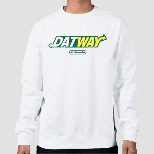 Sweatshirt White Vintage Extendo Dat Way