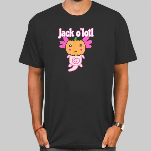 Axolotl Pumpkin Jack O'lotl Halloween Shirt