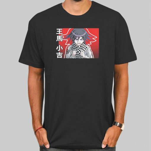 T Shirt Black Danganronpa Anime Kokichi