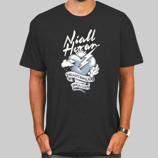 T Shirt Black Niall Horan Merchandise Graphic