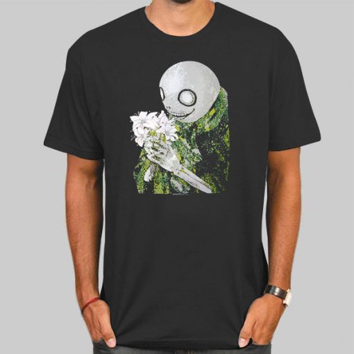 Nier Automata Merchandise Flower Art Shirt
