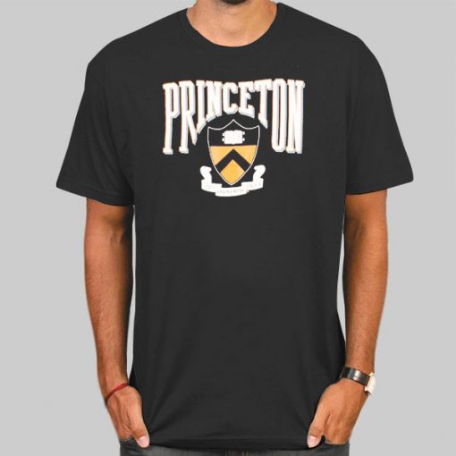 T Shirt Black Princeton University Vintage College