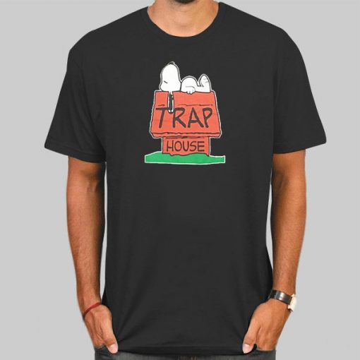 Trap House Logo Snoopy Parody Shirt