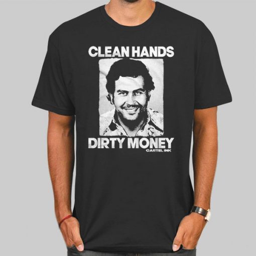 Vintage Retro Dirty Hands Clean Money Shirt