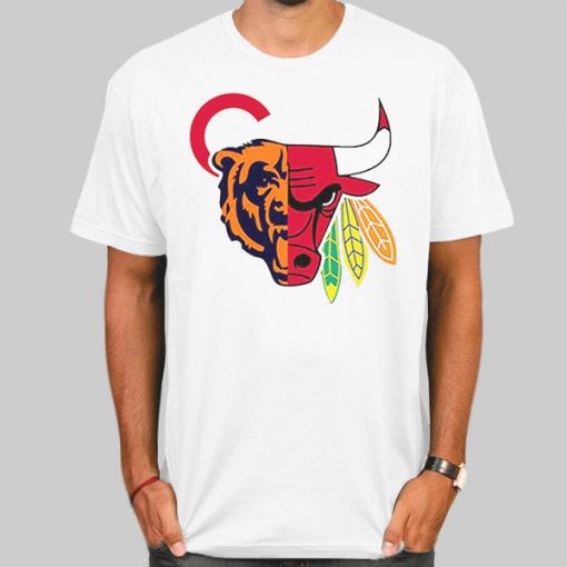 Chicago Team Sports Mashup T Shirts