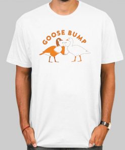 T Shirt White Goose Bump Untitled Goose Game