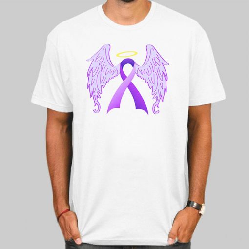 Graphic Ribbon Wings for Life T Shirt