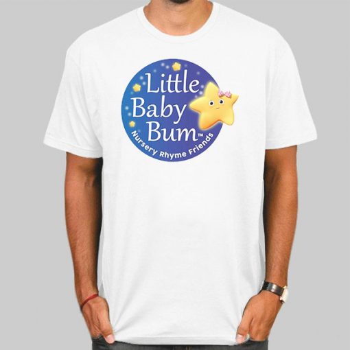 T Shirt White Logo Little Baby Bum
