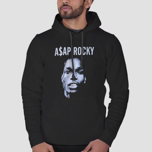 Hoodie Black Vintage Kanye West X Asap Rocky