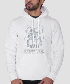 Hoodie White Forest Join the Hunt Supernatural