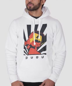 Hoodie White Japanese Anime Flcl