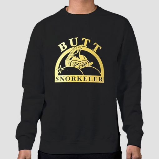 Sweatshirt Black Butt Snorkeling