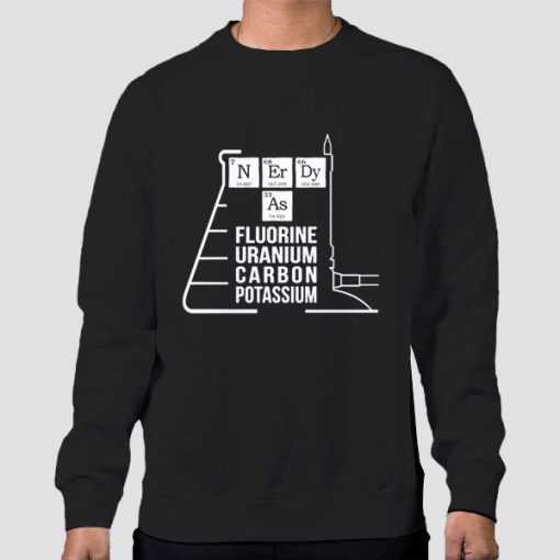 Sweatshirt Black Fluorine Uranium Carbon Potassium Fuck