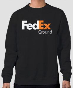 Sweatshirt Black Funny Fedex