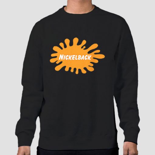 Sweatshirt Black Funny Nickelodeon Nickelback