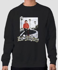 Sweatshirt Black Lil Mosey Merch