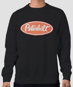 Sweatshirt Black Retro Logo Peterbilt
