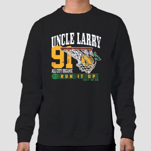 Sweatshirt Black The Uncle Larry June Lakai