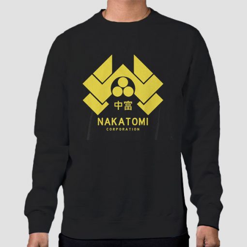 Sweatshirt Black Vintage Inspiration Nakatomi Plaza
