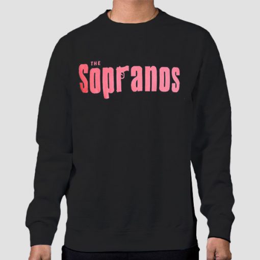 Sweatshirt Black Vintage the Sopranos