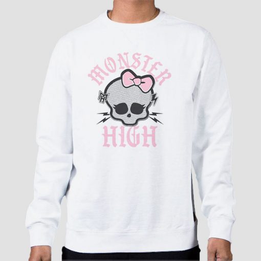 Sweatshirt White Funny Cutes Monster High