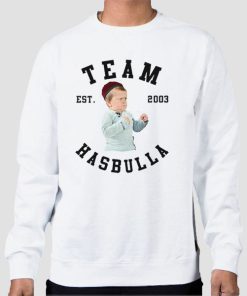 Sweatshirt White Funny Team Hasbulla