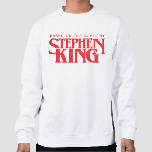 Sweatshirt White Inspired Cover Novel Stephen King