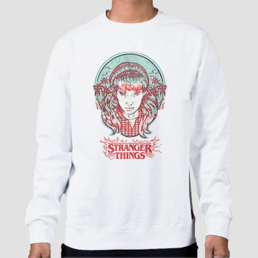 Sweatshirt White Inspired Netflix Stranger Things Eleven