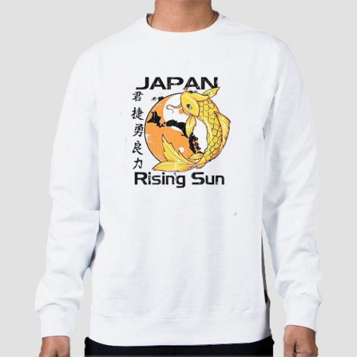 Japan Rising Sun Koi Sweatshirt
