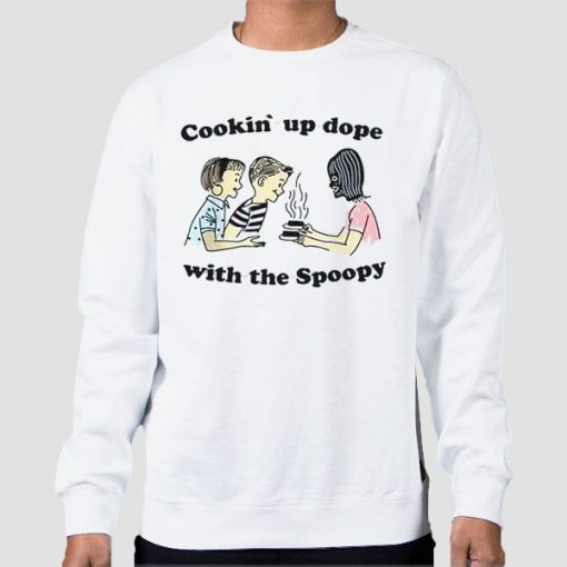 Sweatshirt White Matt King Cookin With the Spoopy Zane and Heath Merch