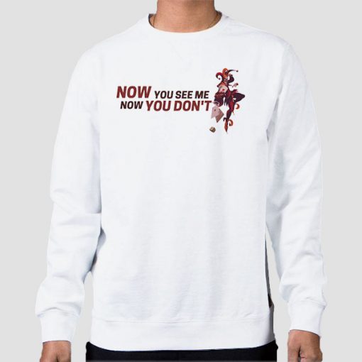 Sweatshirt White Now You See Me League of Legends