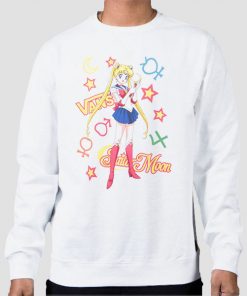 Sweatshirt White Pretty Guardian Sailor Moon