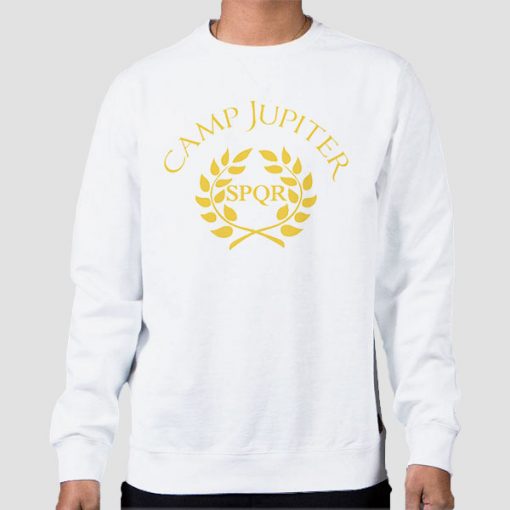 Sweatshirt White SPQR Camp Jupiter