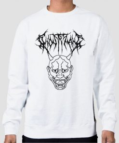 Sweatshirt White Skull Hip Hop Rapper Ghostemane