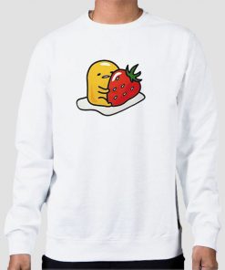 Strawberry Hug Gudetama Sweatshirt