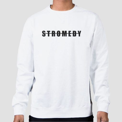 Sweatshirt White Stromedy Merch Linen