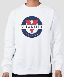 Sweatshirt White Vintage France Vuarnet