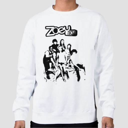 Sweatshirt White Vintage Zoey 101