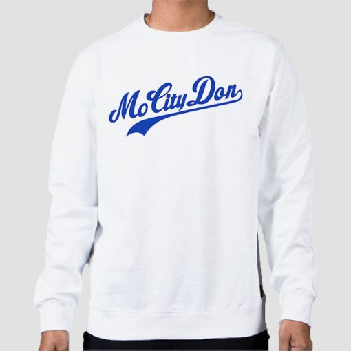 Sweatshirt White Zro Merch Mo City Don