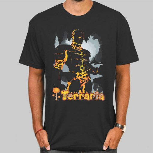 Terraria Logo Molten Armor Shirt