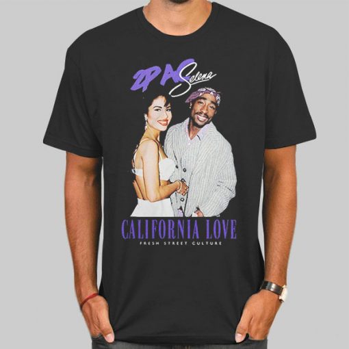 Vintage Selena Quintanilla and Tupac Shirt