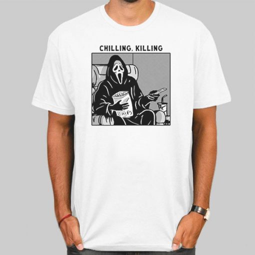 Chilling Killing Scary Movie Ghostface T Shirt
